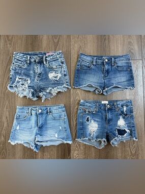 Lot of 4 Boutique Brand Jeans Shorts